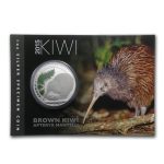 2015 New Zealand 1 oz Silver Specimen $1 Kiwi (In Display Card)