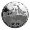 2015 Niue 1 oz Silver $2 Lunar Goat