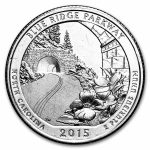 2015-P ATB Quarter Blue Ridge Parkway BU