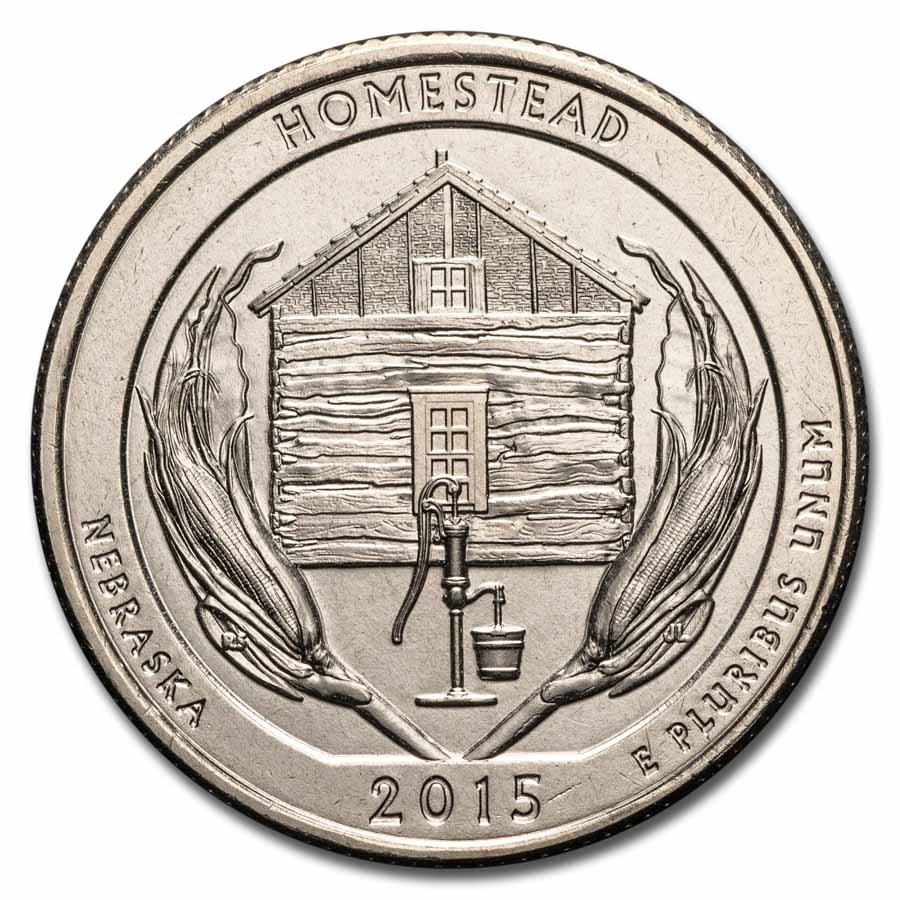 2015-P ATB Quarter Homestead National Monument BU