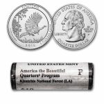 2015-P ATB Quarter Kisatchie National Forest 40-Coin Roll BU