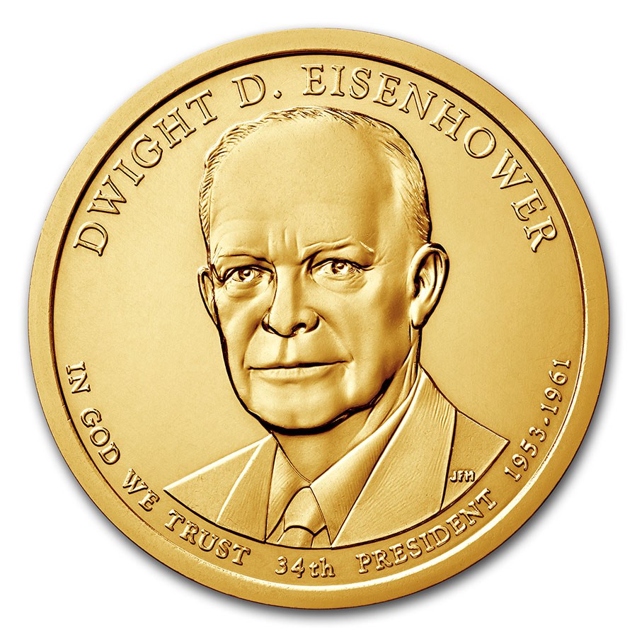 2015-P Dwight Eisenhower Presidential Dollar BU