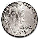 2015-P Jefferson Nickel BU