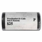 2015-P John F. Kennedy 25-Coin Presidential Dollar Roll
