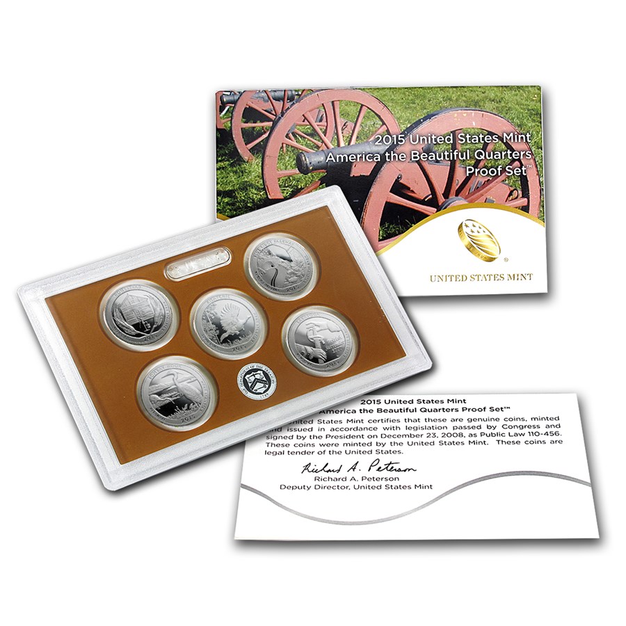2015-S America the Beautiful Quarters Proof Set