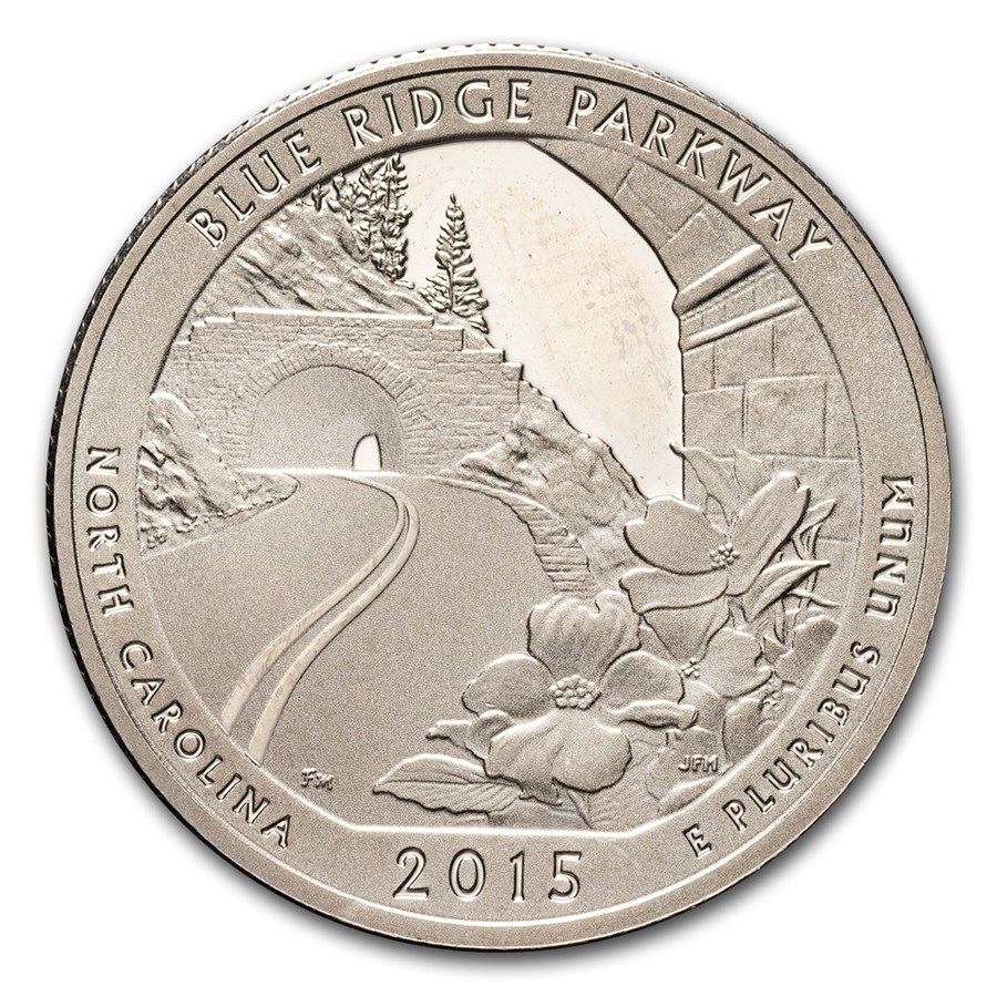 2015-S ATB Quarter Blue Ridge National Historical Gem Proof