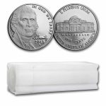2015-S Jefferson Nickel 40-Coin Roll Proof