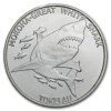2015 Tokelau 1 oz Silver $5 Mokoha Great White Shark (Abrasions)
