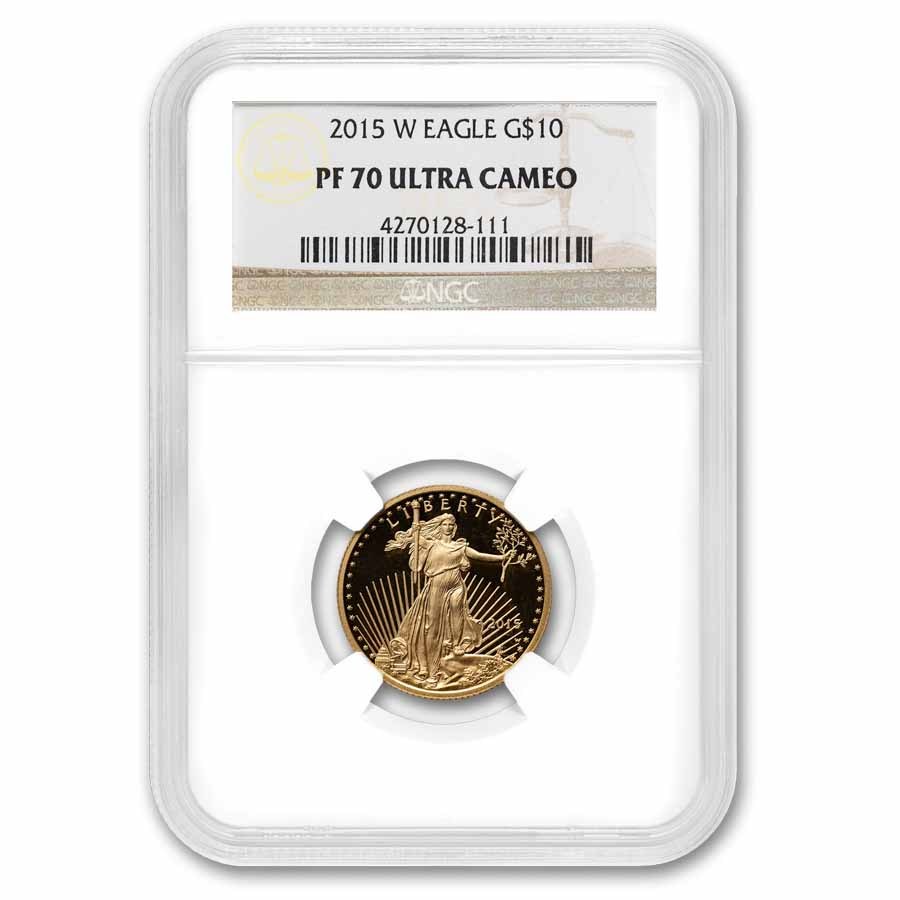 2015-W 1/4 oz Proof American Gold Eagle PF-70 UCAM NGC