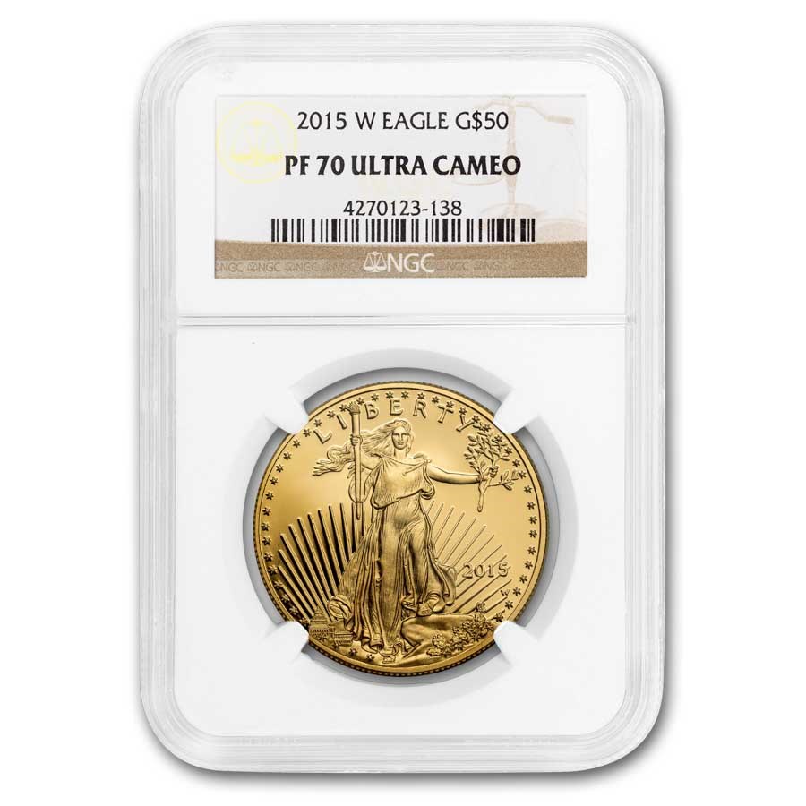 2015-W 1 oz Proof American Gold Eagle PF-70 UCAM NGC