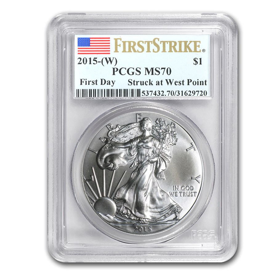 2015 (W) American Silver Eagle MS-70 PCGS (FDI)