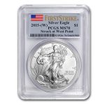 2015 (W) American Silver Eagle MS-70 PCGS (FirstStrike®)