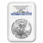 2015-W Burnished American Silver Eagle SP/MS-69 NGC