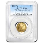 2015-W Gold $5 Commem U.S. Marshals Service MS-70 PCGS