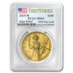 2015-W High Relief American Liberty Gold MS-69 PCGS (FS)