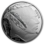 2016 1 oz Silver Native American Mint $1 Sioux Indian