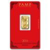 2016 5 gram Gold Bar - PAMP Suisse Year of the Monkey (In Assay)