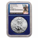 2016 American Silver Eagle MS-70 NGC (Random Label/Core, FDI)