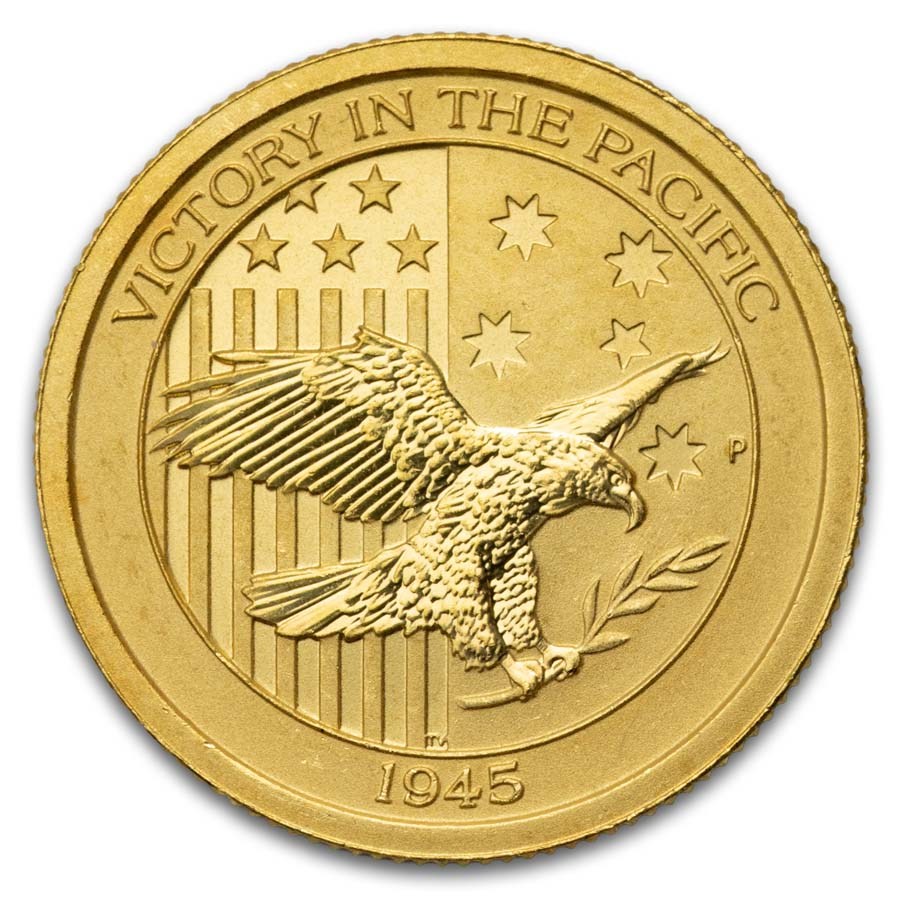 2016 Australia 1/10 oz Gold Victory in the Pacific BU