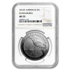 2016 Australia 1 oz Silver Kookaburra MS-70 NGC