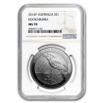 2016 Australia 1 oz Silver Kookaburra MS-70 NGC