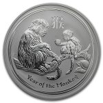 2016 Australia 1 oz Silver Lunar Monkey BU (Series II)
