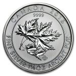 2016 Canada 1.5 oz Silver $8 SuperLeaf BU (Abrasions/Spots)