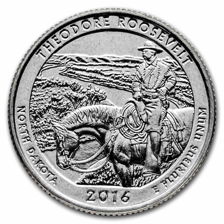 2016-D ATB Quarter Theodore Roosevelt National Park BU