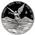 2016 Mexico 1/2 oz Silver Libertad Proof (In Capsule)