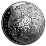 2016 Niue 5 oz Silver $10 Hawksbill Turtle BU