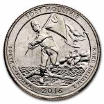 2016-P ATB Quarter Fort Moultrie National Monument BU