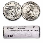 2016-P ATB Quarter Theodore Roosevelt National Park 40-Coin Roll