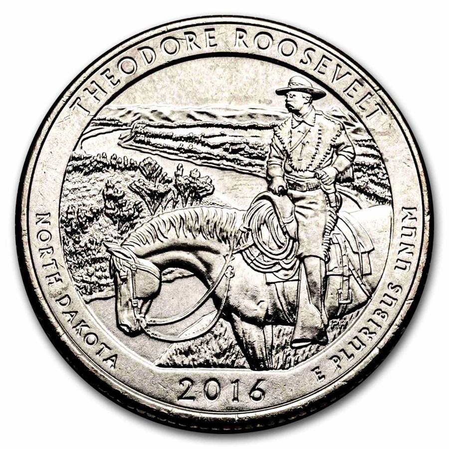 2016-P ATB Quarter Theodore Roosevelt National Park BU