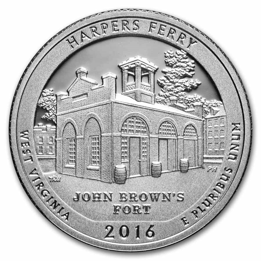 2016-S ATB Quarter Harper's Ferry Nat. Hist. Park Gem Proof