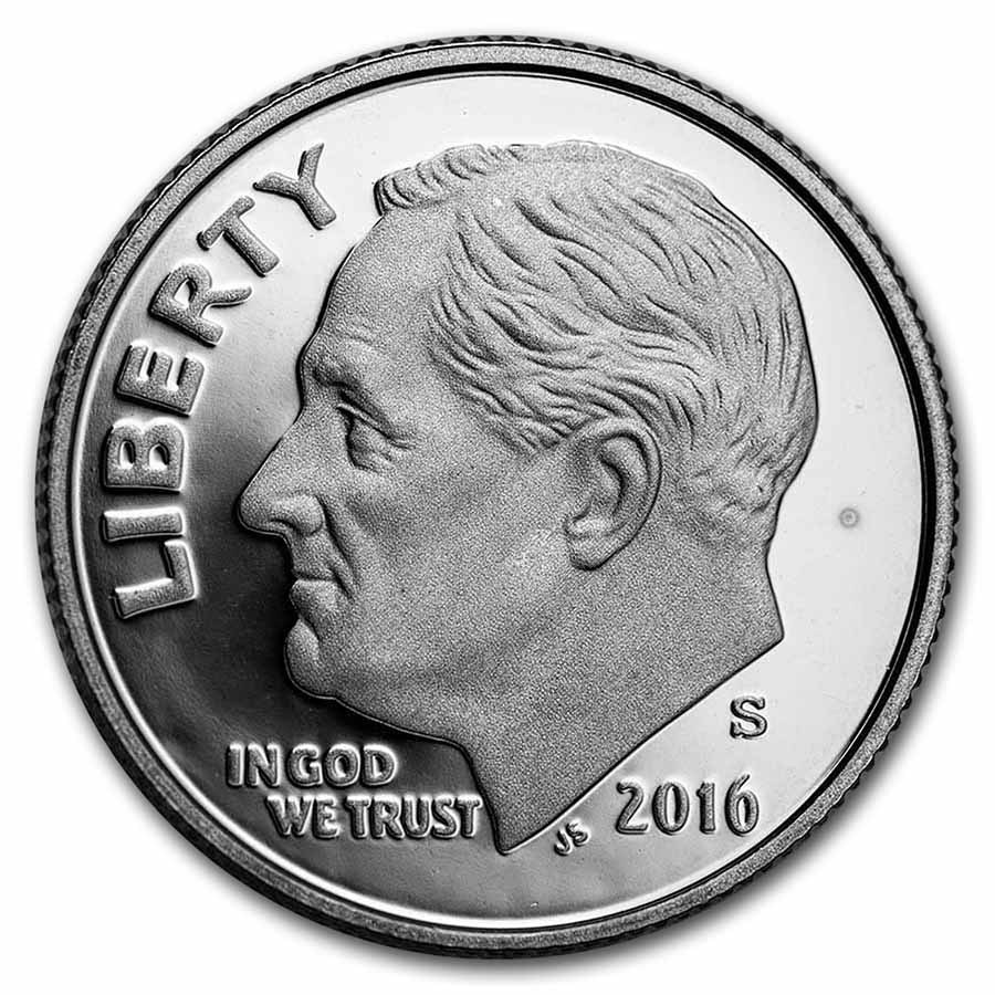 2016-S Roosevelt Dime Gem Proof
