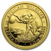 2016 Somalia 1/25 oz Gold African Elephant BU