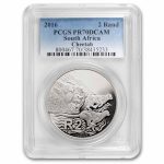 2016 South Africa 1 oz Silver Big Cats Cheetah PR-70 PCGS