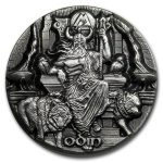 2016 Tokelau 3 oz Silver Max Relief (Legends of Asgard, Odin)