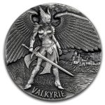 2016 Tokelau 3 oz Silver Max Relief (Legends of Asgard, Valkyrie)