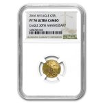 2016-W 1/10 oz Proof American Gold Eagle PF-70 UCAM NGC