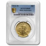 2016-W 1/2 oz Gold Walking Liberty Half Dollar SP-69 PCGS