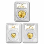 2016-W 3-Coin Centennial Gold Set: Dime, Quarter, Half SP-70 PCGS