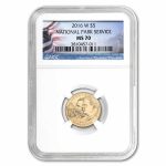 2016-W Gold National Park Service Centennial MS-70 NGC