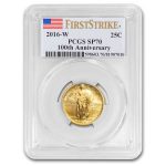 2016-W Gold Standing Liberty Quarter SP-70 PCGS (100 Anniversary)