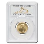 2016-W Gold Standing Liberty Quarter SP-70 PCGS (First Strike)