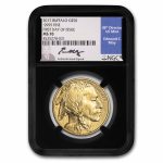 2017 1 oz Gold Buffalo MS-70 NGC (FDI, Moy)