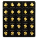 2017 25x 1 gram Gold Maple Leafs - Maplegram25™ (In Assay Sleeve)