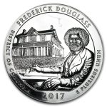 2017 5 oz Silver ATB Frederick Douglass (Scruffy)
