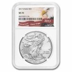 2017 American Silver Eagle MS-70 NGC (Eagle Label)