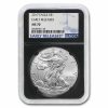 2017 American Silver Eagle MS-70 NGC (ER, Black Holder)